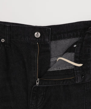 イージー3Dバレルレッグデニムカーゴパンツ