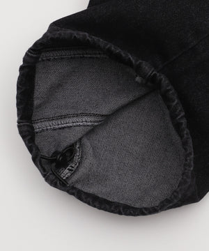 イージー3Dバレルレッグデニムカーゴパンツ