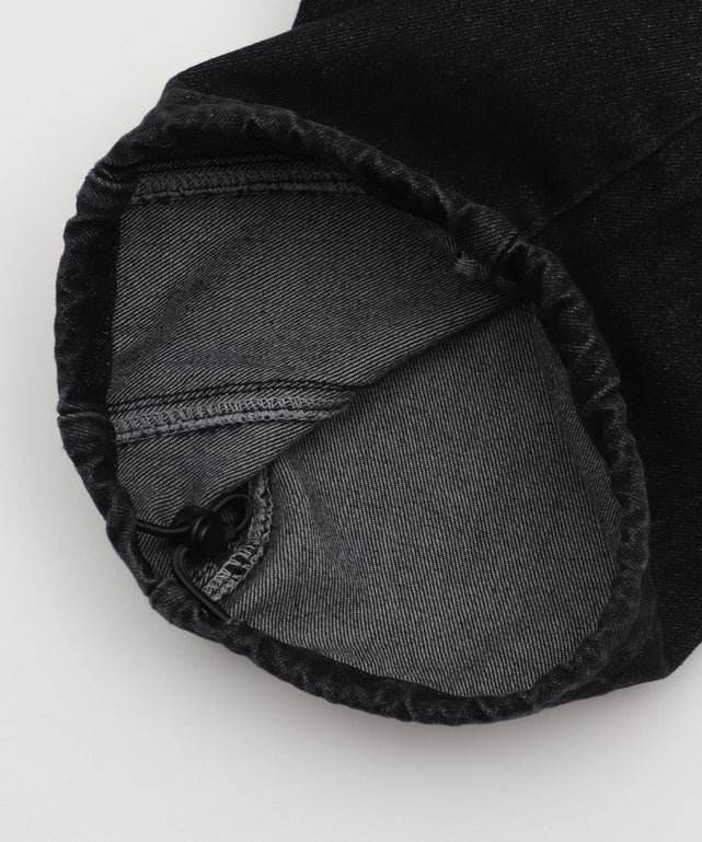 イージー3Dバレルレッグデニムカーゴパンツ