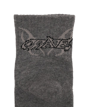 バックデザインアンクルパイルソックス(23-25cm)