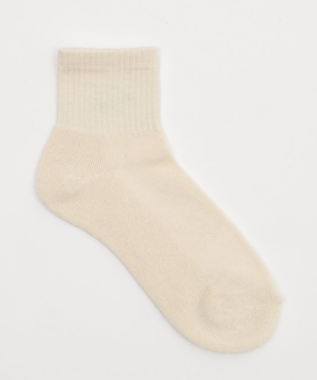 スター刺繍アンクルパイルソックス(23-25cm)