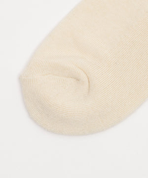 スター刺繍アンクルパイルソックス(23-25cm)