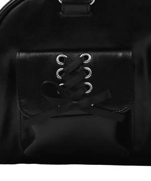 レースアップボストンバッグ