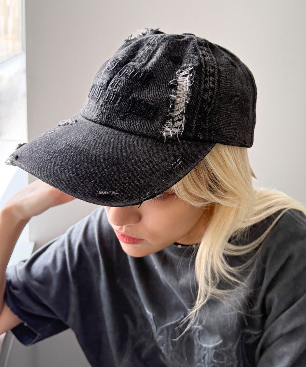 フォロー割　2000 Archives　アーカイブ　デニム　ダメージ　キャップ フォロー割 2000 Archives アーカイブ デニム ダメージ キャップ