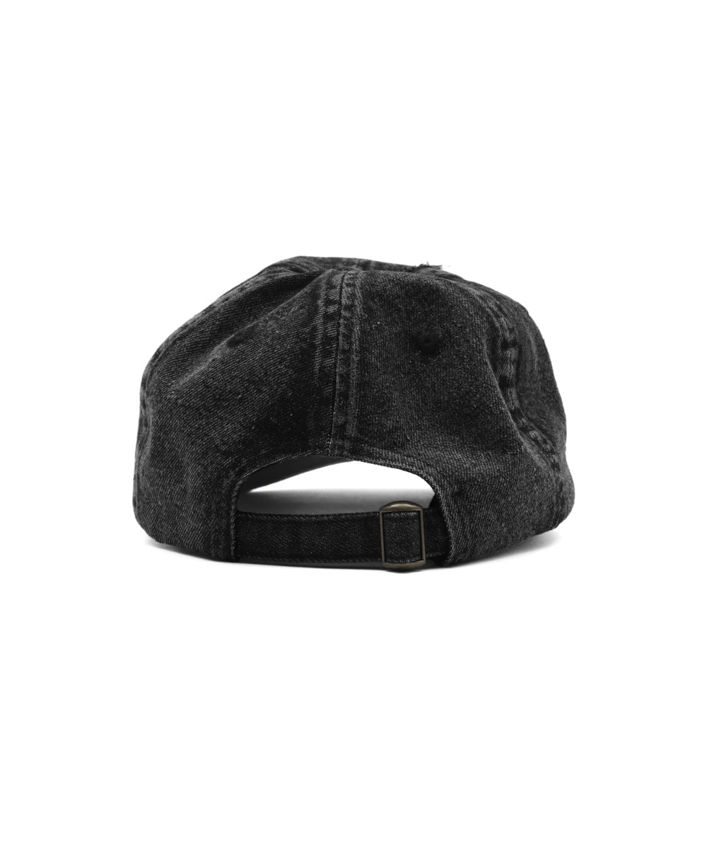オールドイングリッシュロゴダメージデニムキャップ