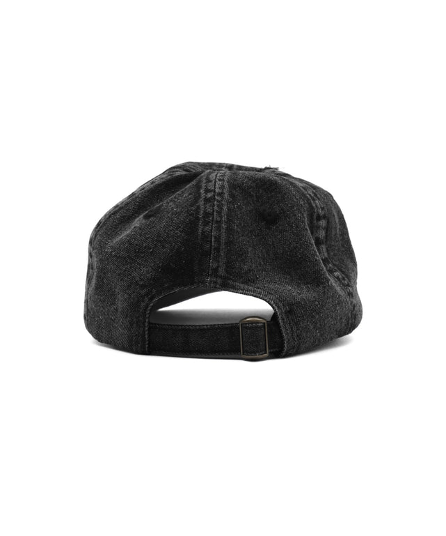 オールドイングリッシュロゴダメージデニムキャップ