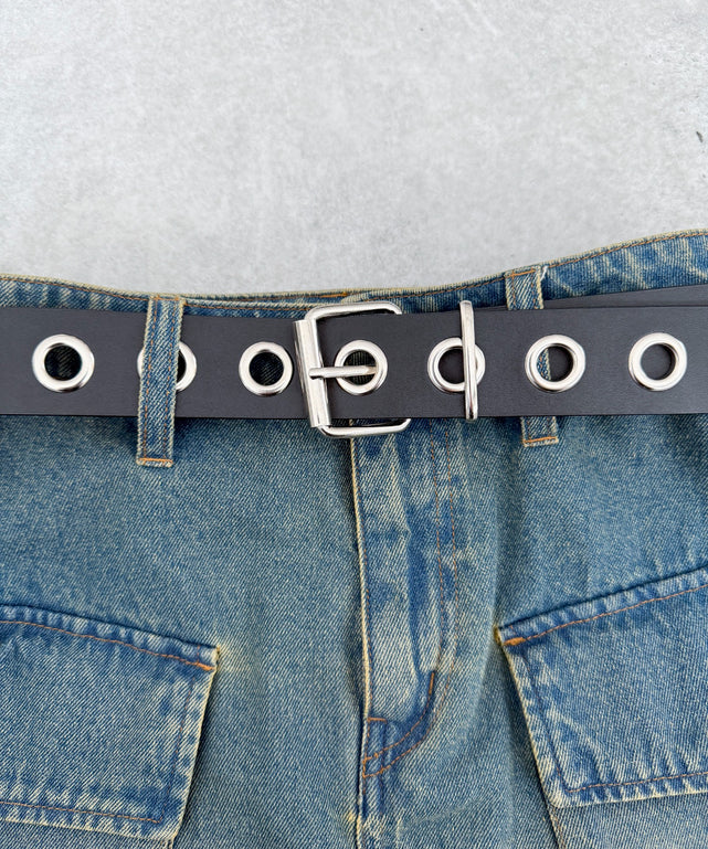 Lハトメベルト/ブラック