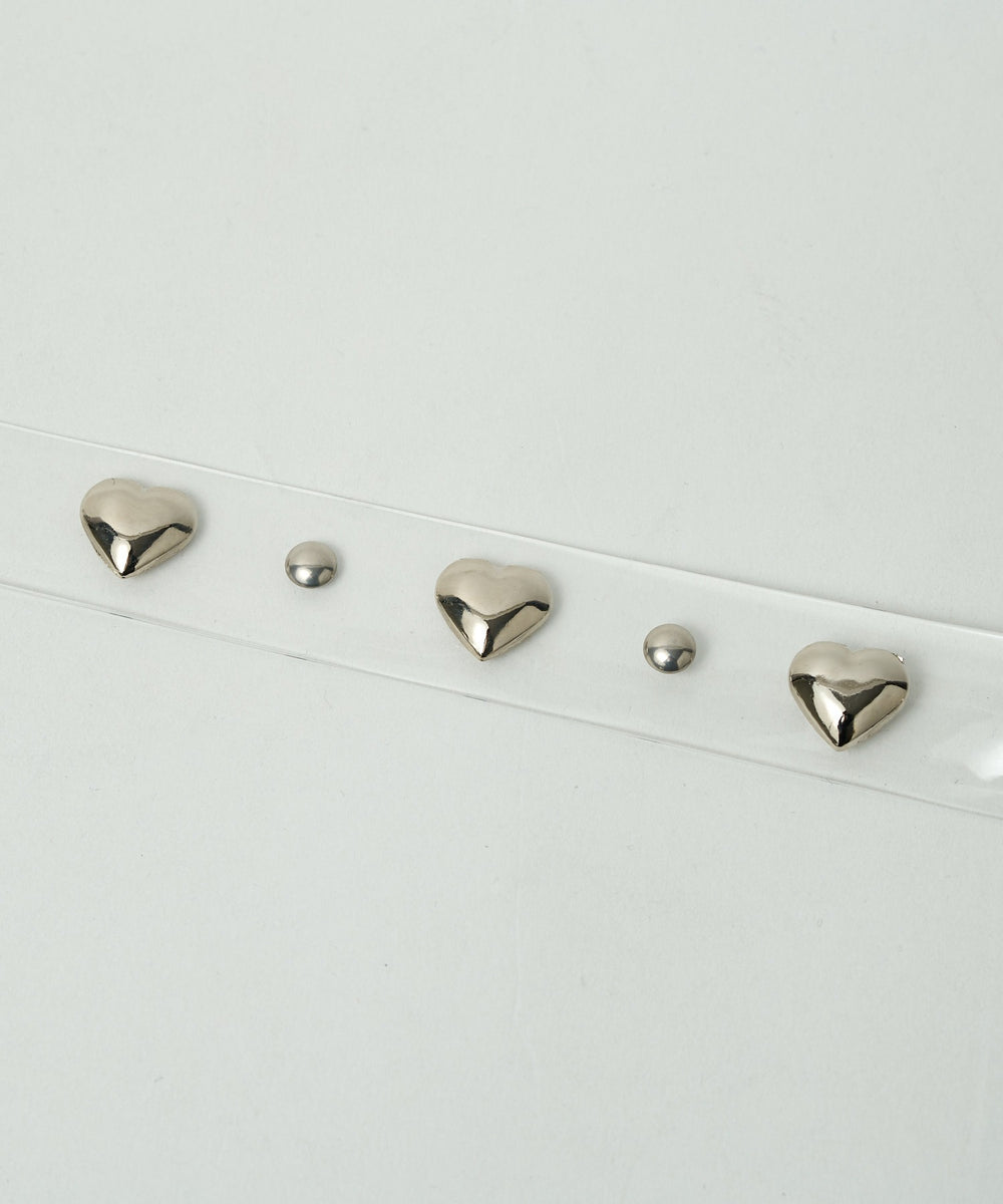 Lハートスタッズベルト