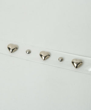 Lハートスタッズベルト