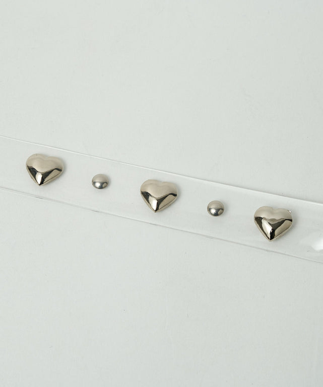 Lハートスタッズベルト