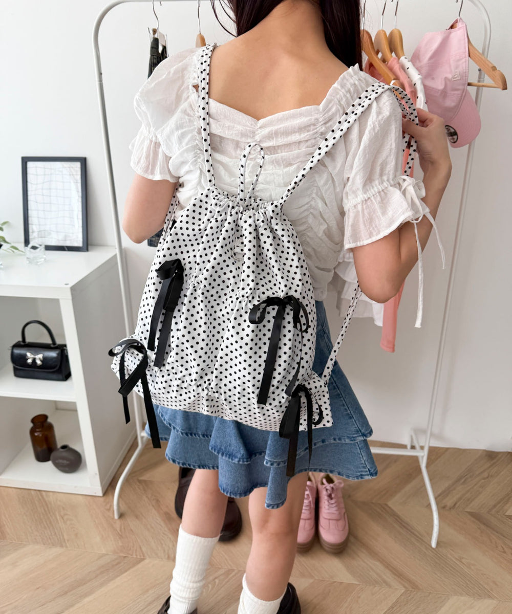 ドット柄ホワイト（柄2）