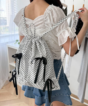 ドット柄ホワイト（柄2）