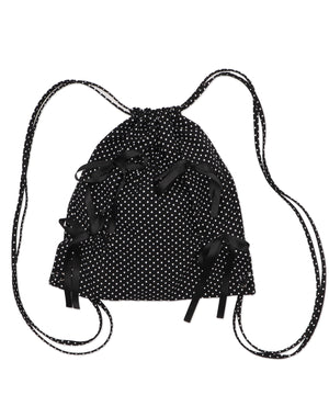 ドット柄ブラック（柄1）