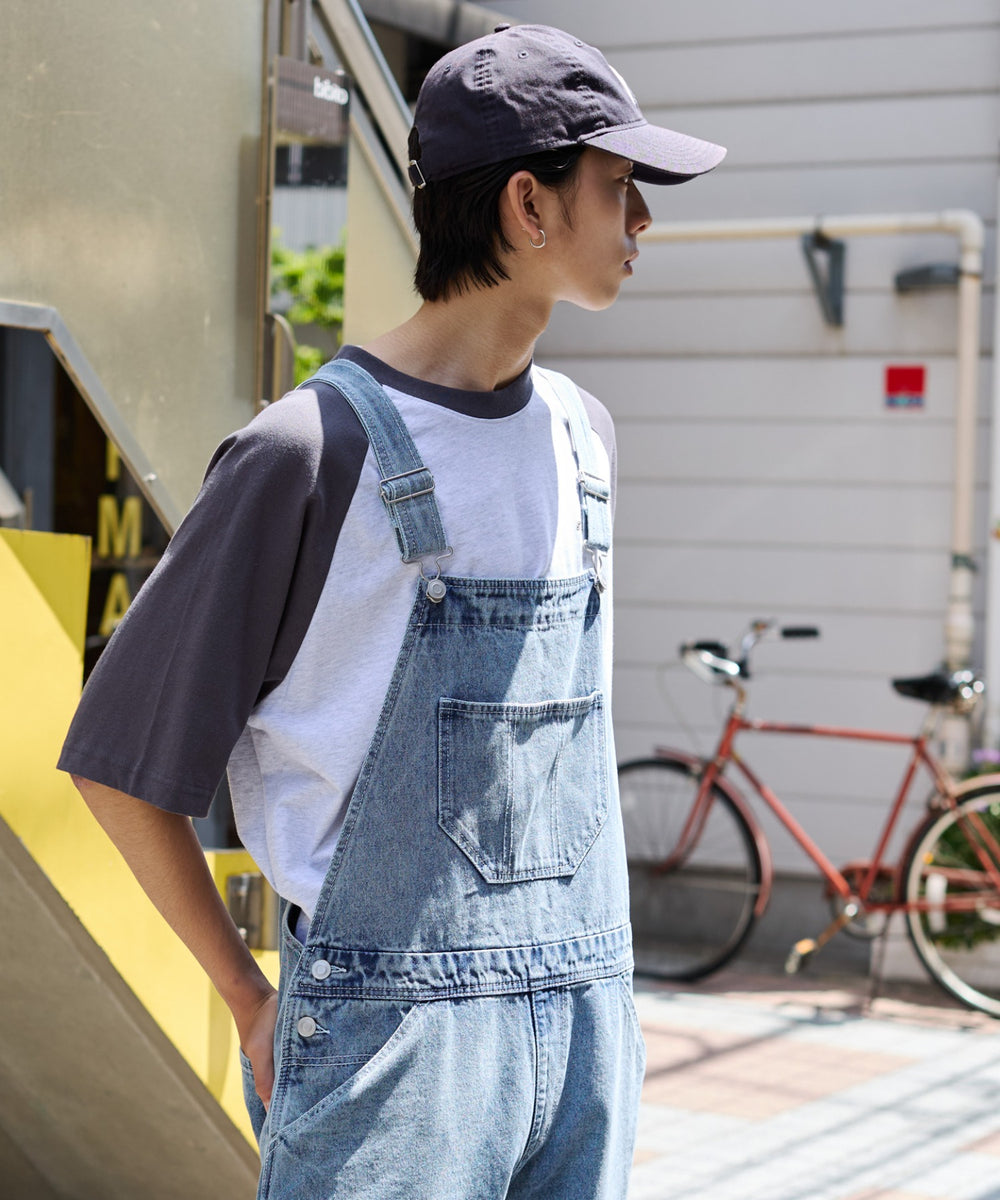 デニム淡加工 モデル：178cm M着用