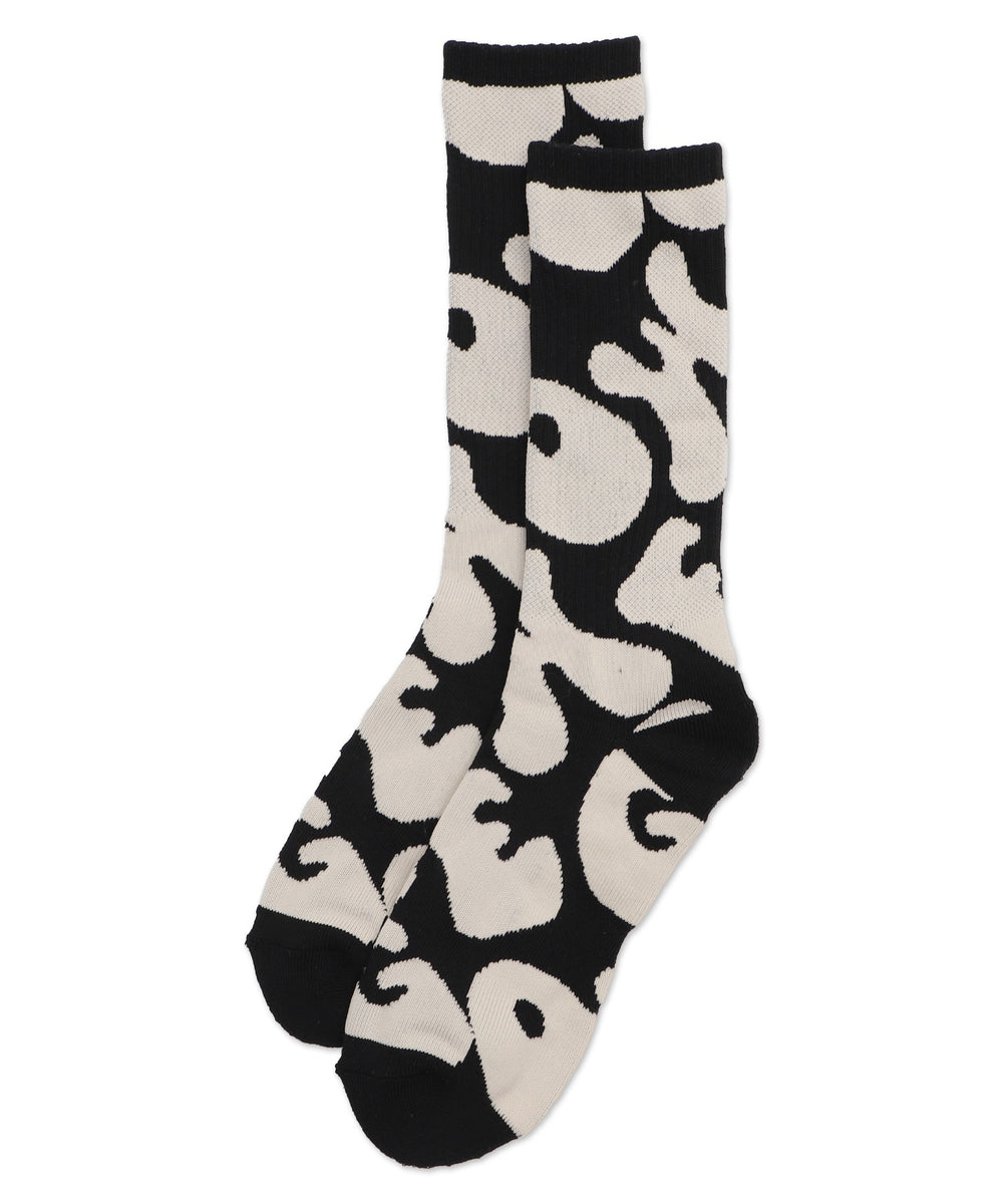 ロゴ総柄ソックス（R）(25-27cm)