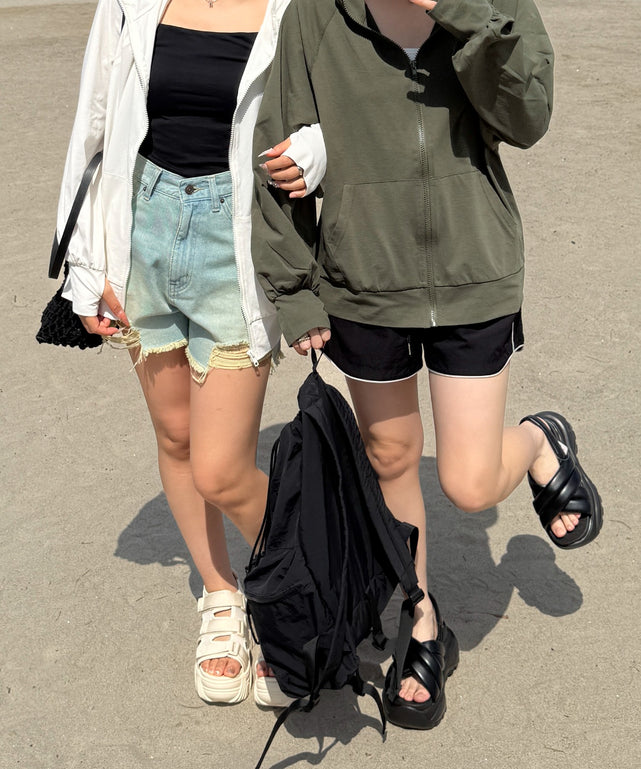 ラッシュガードパーカー