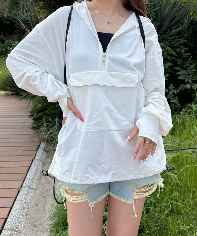 ホワイト　モデル：155cm　F着用 