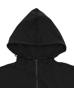 ハーフジップアノラックパーカー