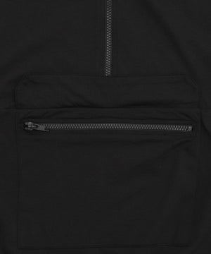 ハーフジップアノラックパーカー