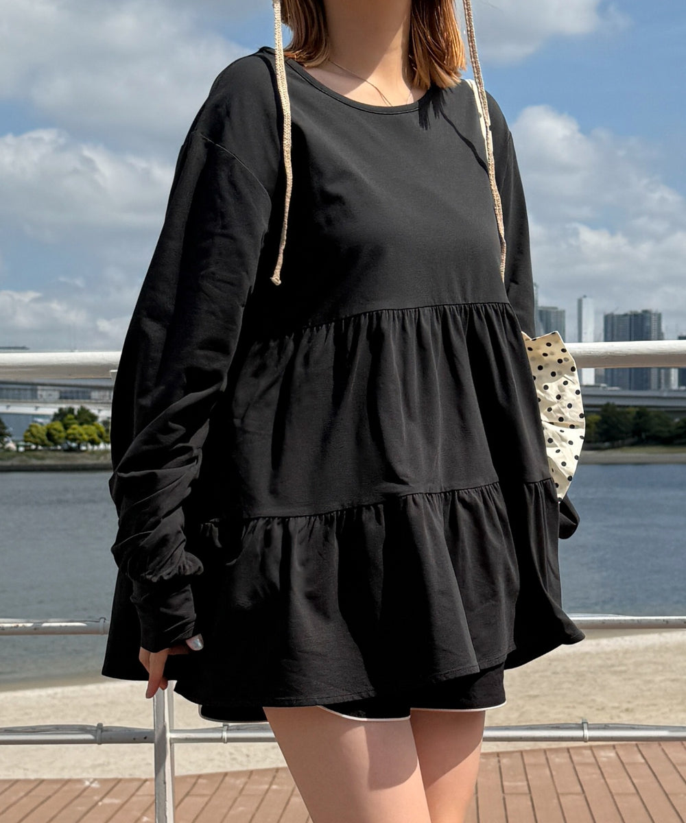 ブラック　モデル：155cm F着用