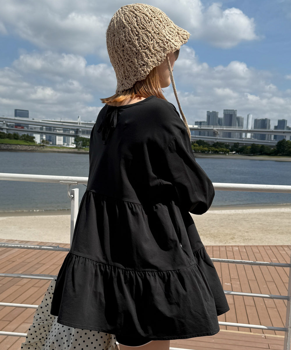 ブラック　モデル：155cm F着用