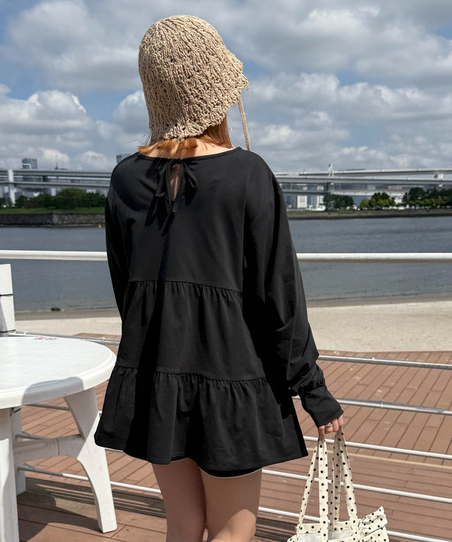 ブラック　モデル：155cm F着用