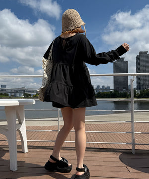 ブラック　モデル：155cm F着用