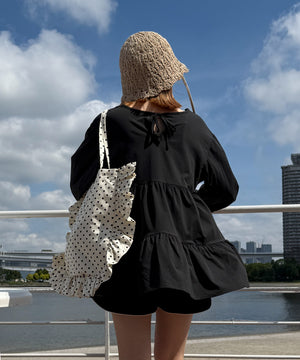 ブラック　モデル：155cm F着用