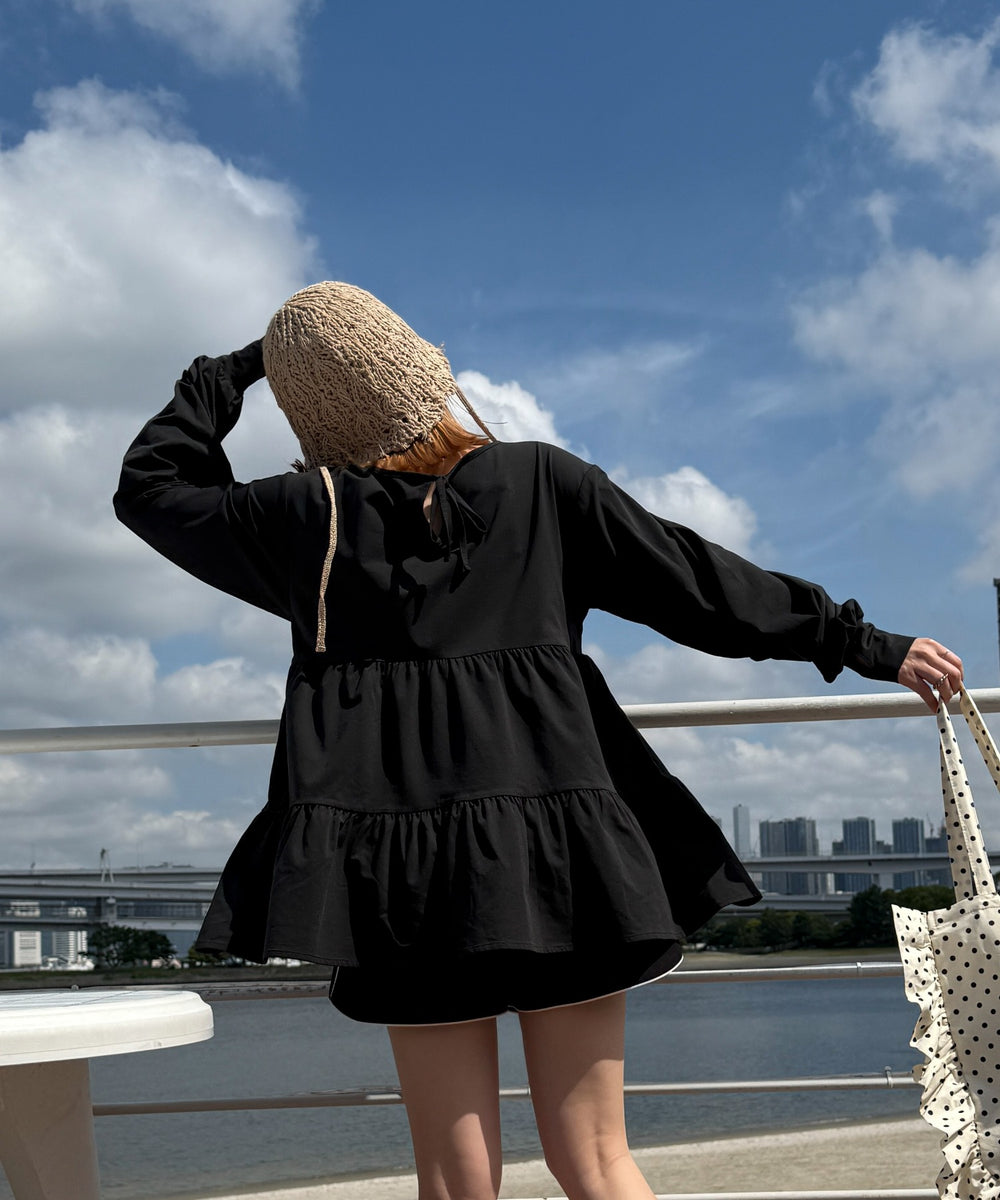 ブラック　モデル：155cm F着用