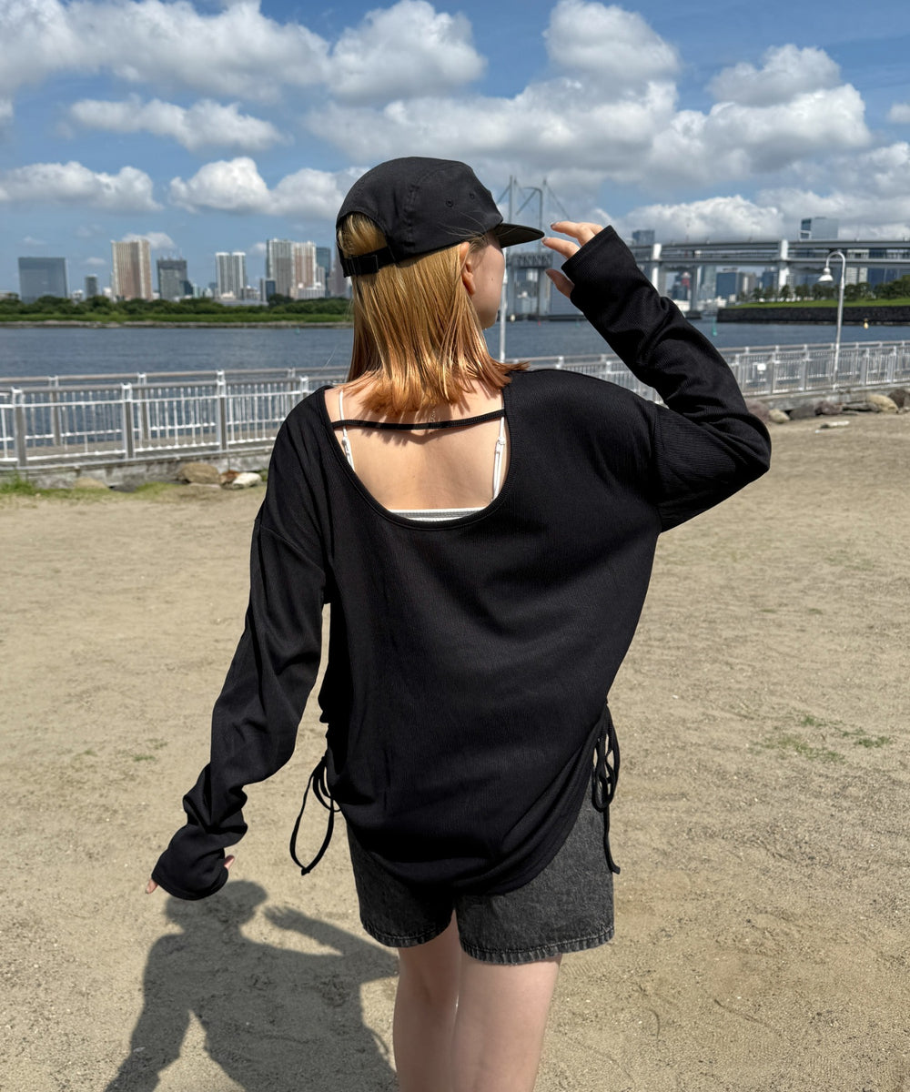 ブラック　モデル：155cm F着用