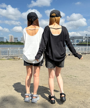 リブドロストデザイントップス