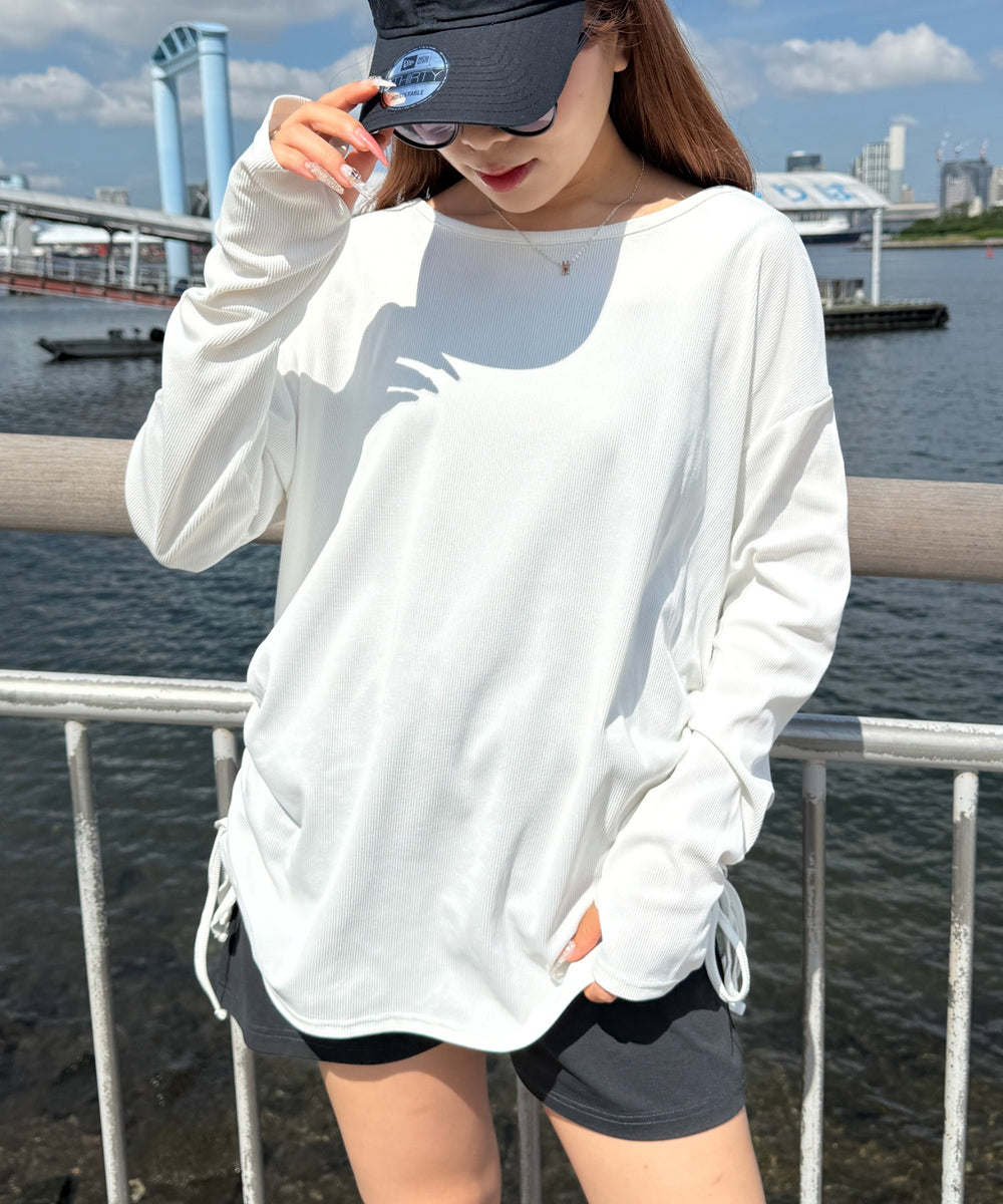 ホワイト　モデル：155cm F着用