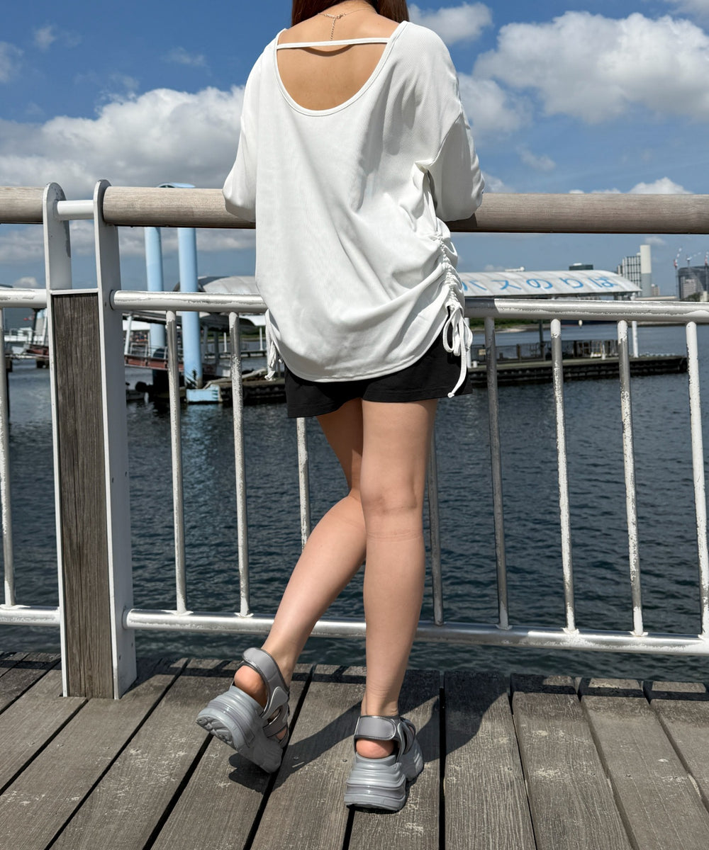 ホワイト　モデル：155cm F着用