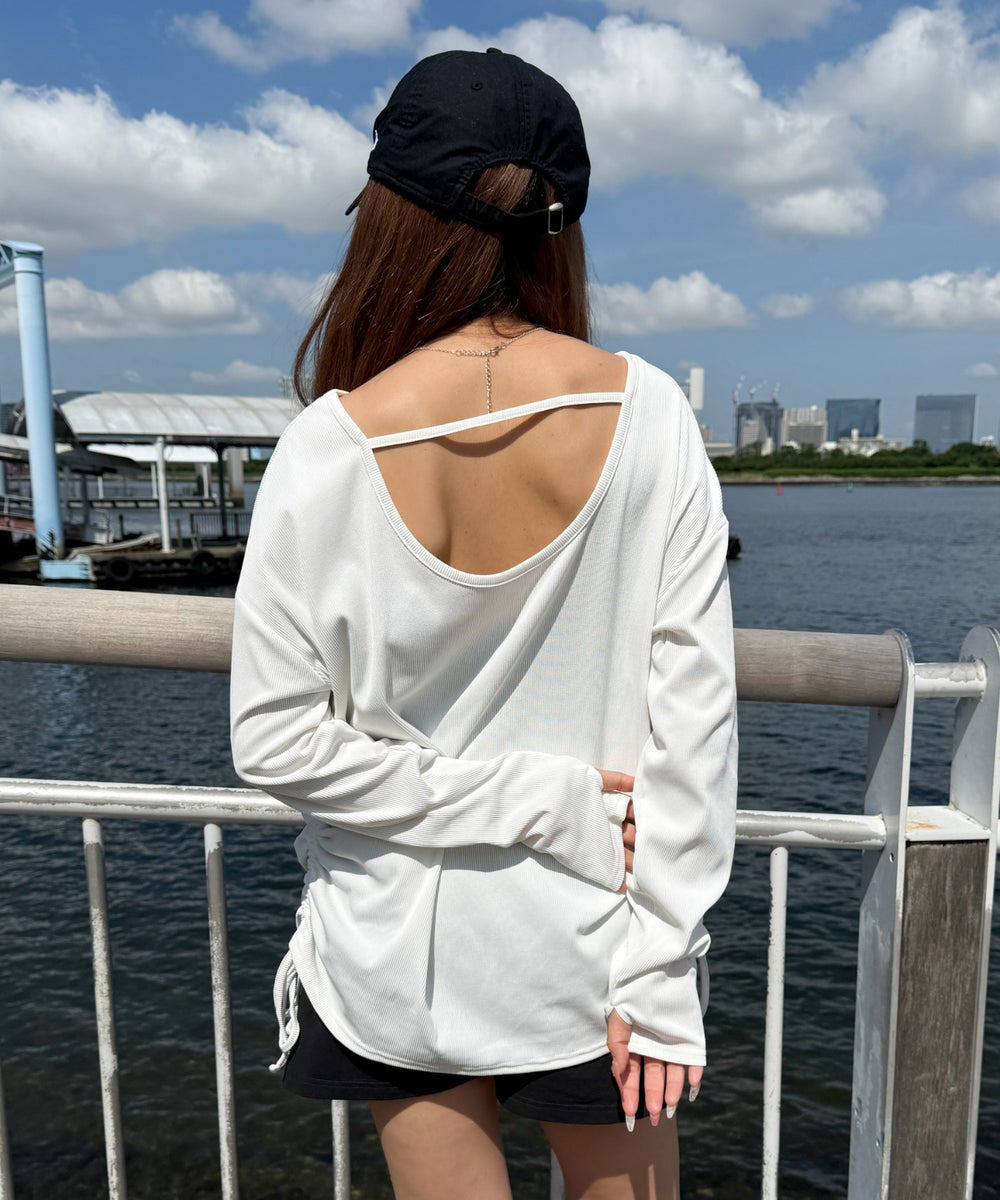 ホワイト　モデル：155cm F着用