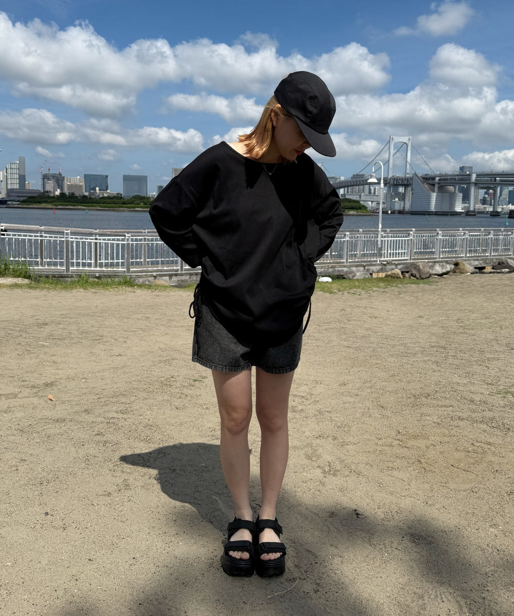 ブラック　モデル：155cm F着用