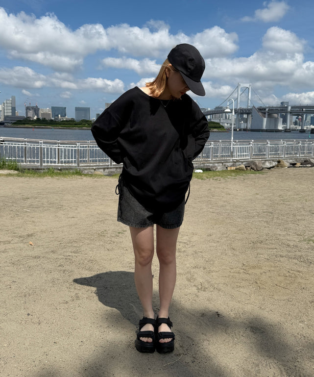 ブラック　モデル：155cm F着用