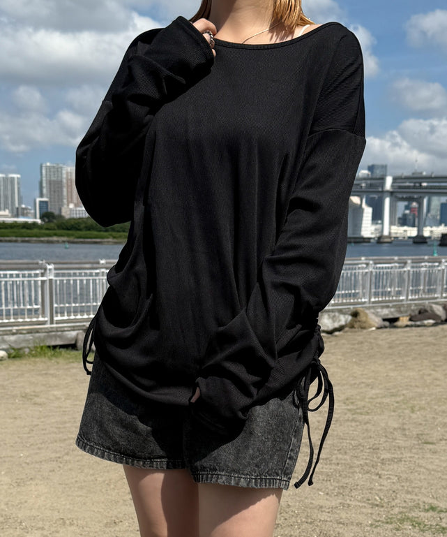 ブラック　モデル：155cm F着用