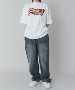 デニム中濃加工　モデル:150cm サイズ150