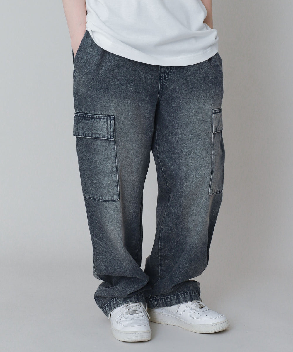 デニム中濃加工　モデル:150cm サイズ150