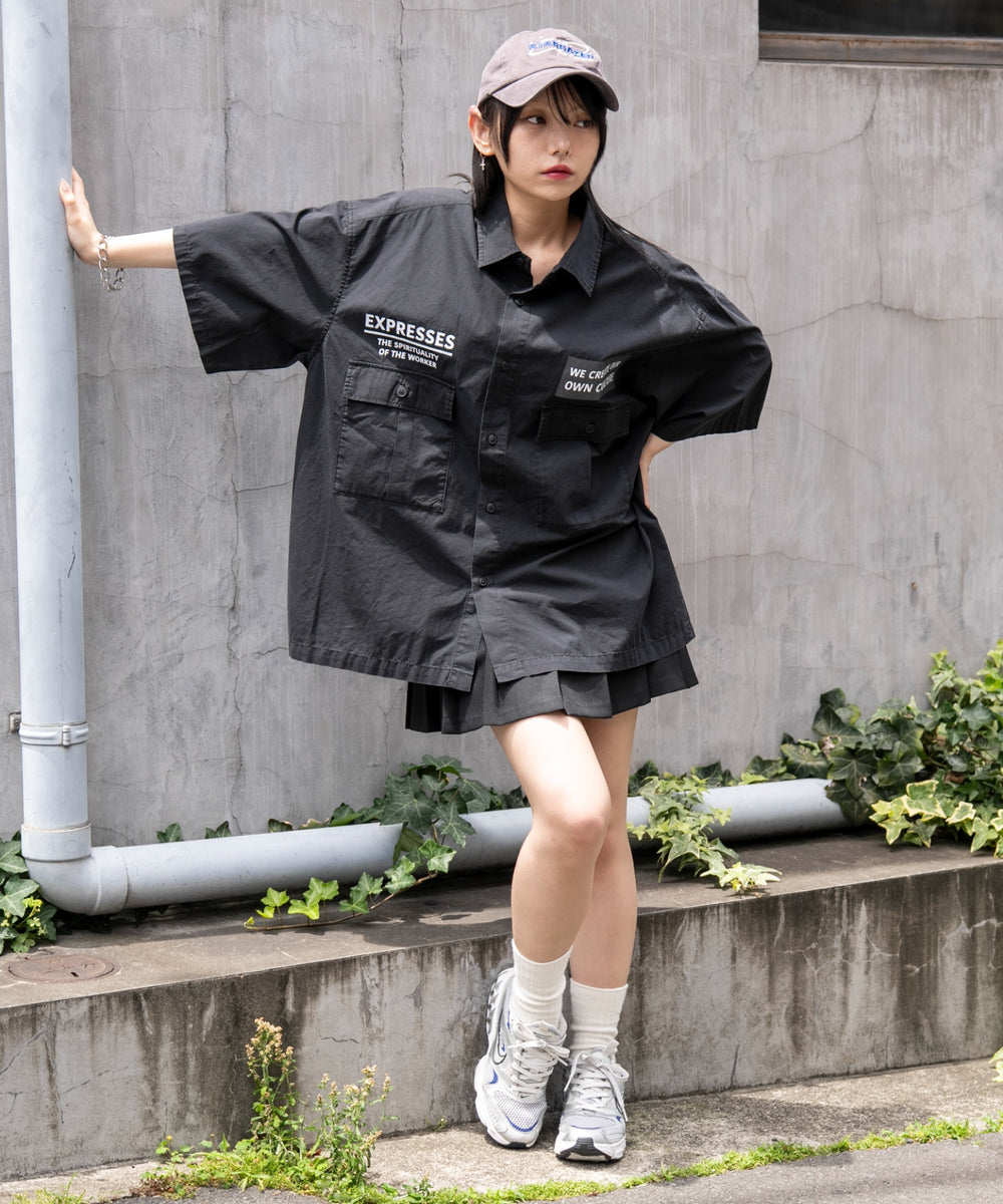 ブラック モデル：159cm L着用