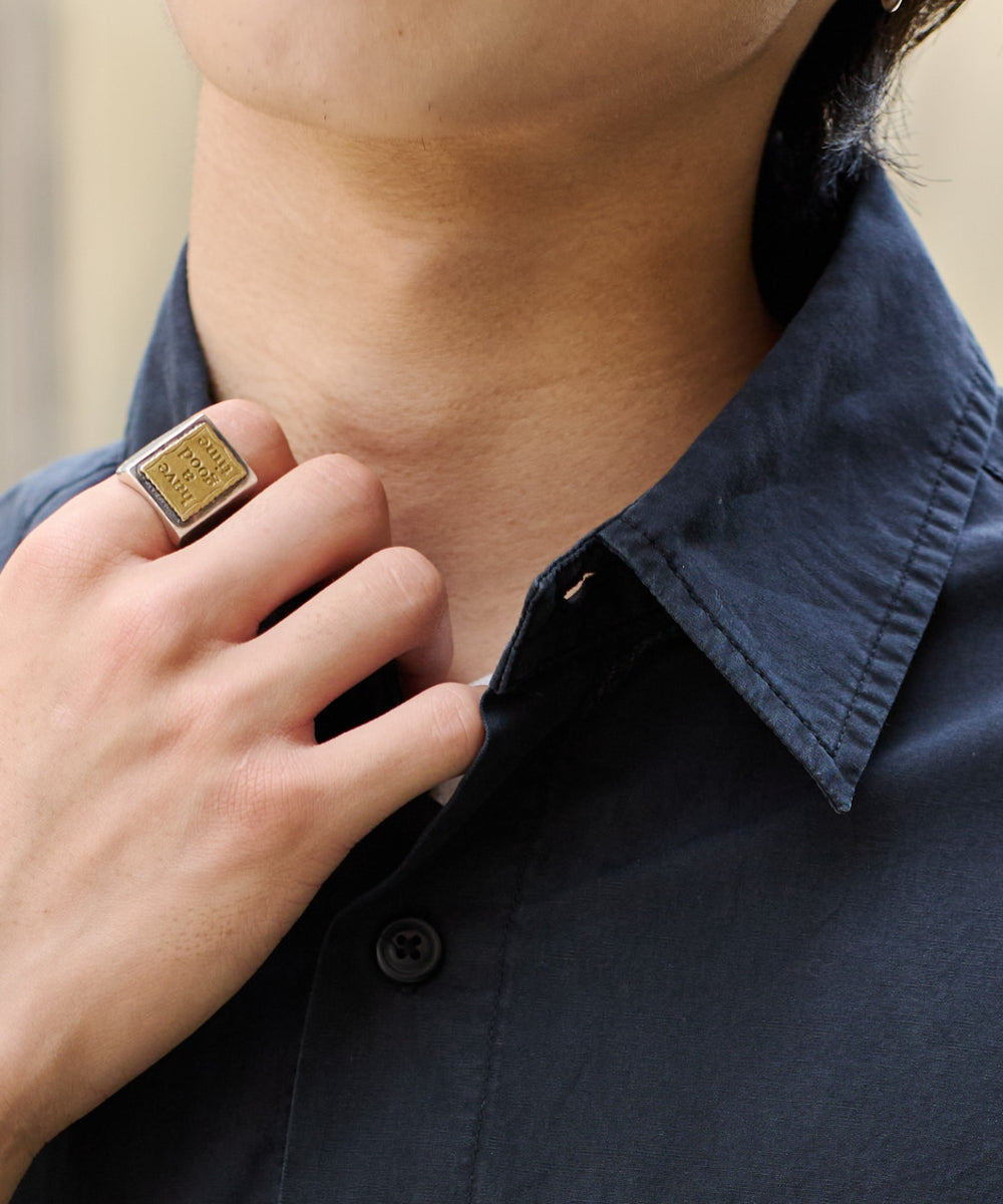 ミリタリーハーフスリーブシャツ