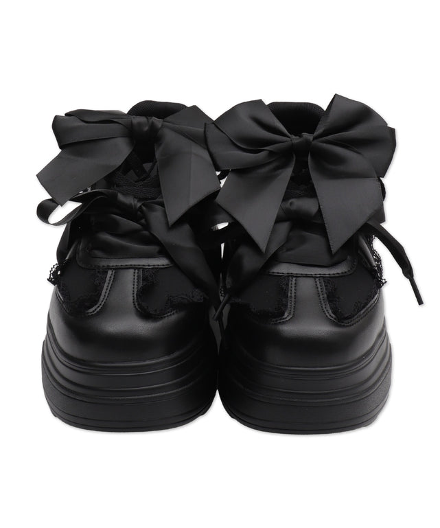 ダブルリボンフリルスニーカー