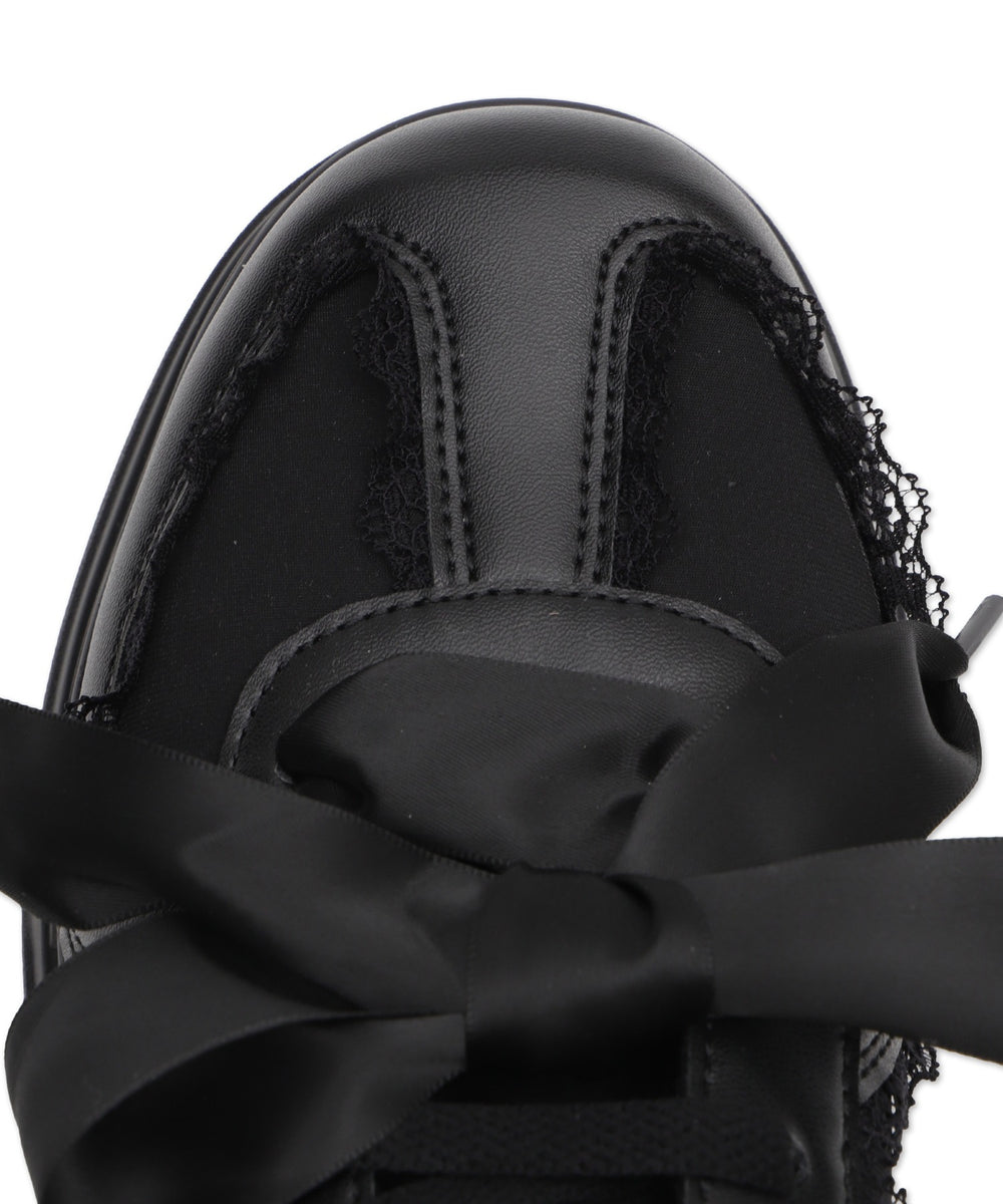 ダブルリボンフリルスニーカー