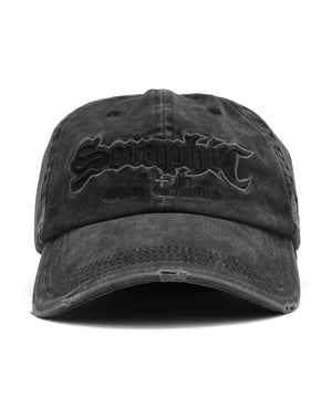 刺繍ピグメントダメージキャップ