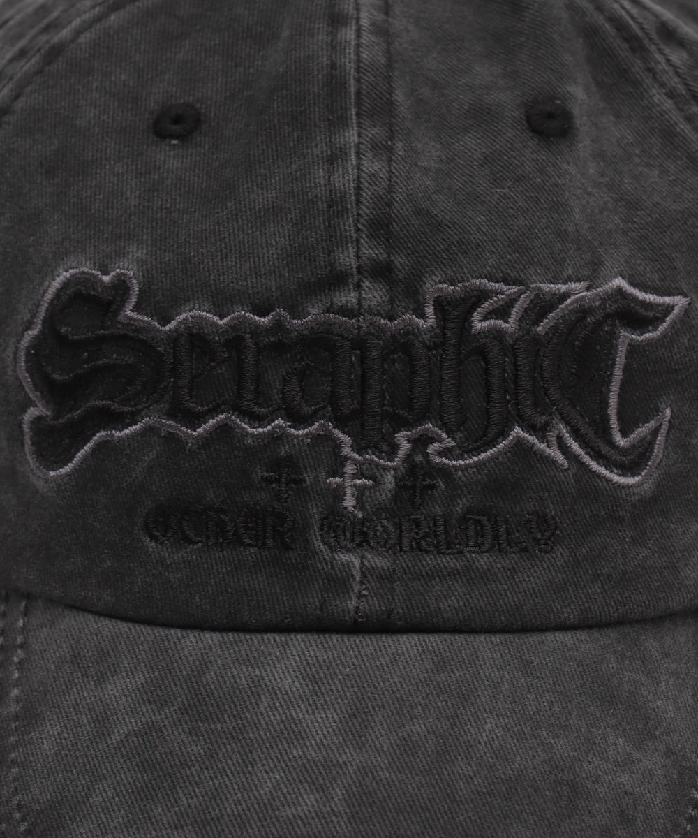 刺繍ピグメントダメージキャップ