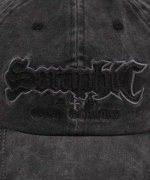 刺繍ピグメントダメージキャップ