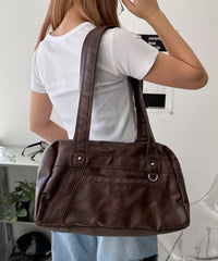 PUボストンバッグ