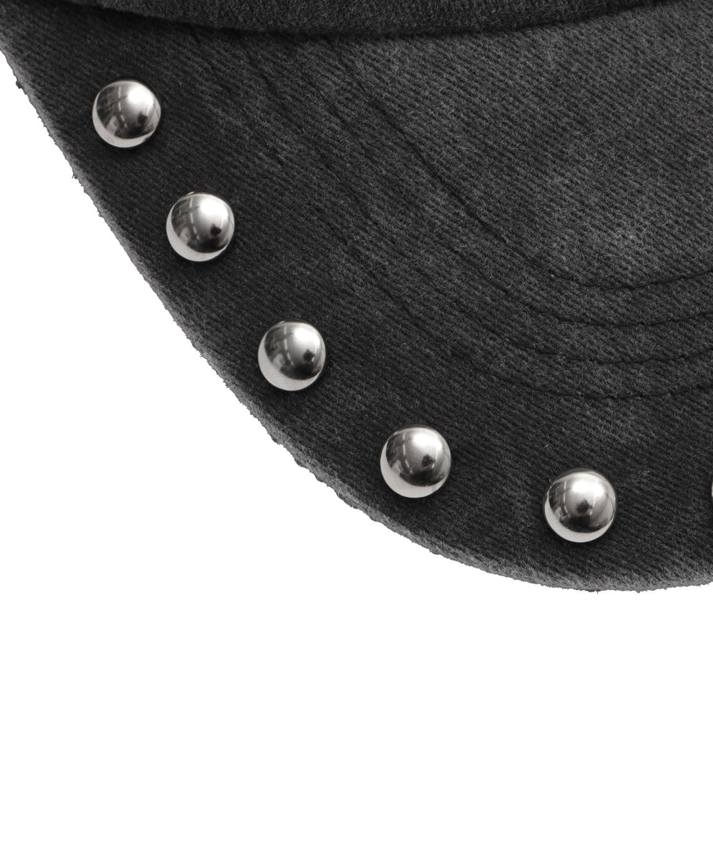 ピグメントスタッズキャップ