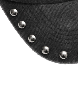 ピグメントスタッズキャップ