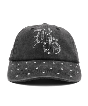 ロゴラインストーンキャップ